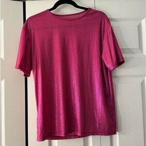 NWOT Metallic Sparkly T-Shirt
